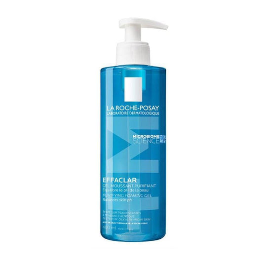 La Roche-Posay Effaclar Purifying Foaming Gel Cleanser for Oily Skin, With Zinc Pidolate To Remove Excess Oil & Shine, Alcohol Free & Oil Free, Sensitive Skin Tested
