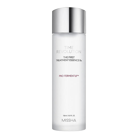 MISSHA Time Revolution The First Essence RX (4th Gen) 5.07 Fl oz/150ml, Korean Face Essence, Hydrating Facial Toner, Skin Smoothing & pH Balancing Toner for All Skin Types