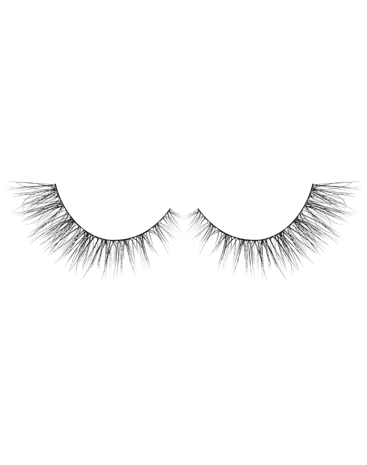 Onlyall Natural Lashes Wispy Lashes Natural Look False Eyelashes Natural Flared Eyelashes False Eye Lashes Soft Fluffy Lashes 7 Pairs D1 Natural (6-13MM)
