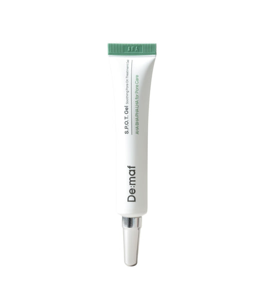 Fast-Acting Acne Spot Treatment Gel for Oily & Acne-Prone Skin – Exfoliating & Calming Formula with BHA, Centella & Green Tea – Non-Comedogenic Blemish Corrector 0.35 fl oz (10ml)