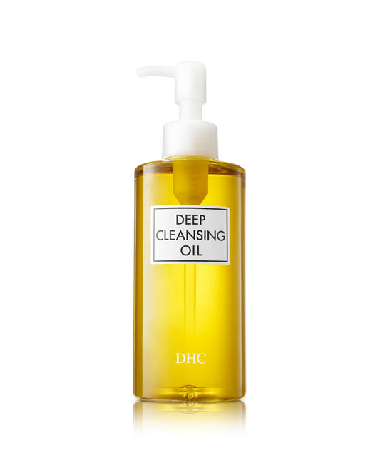 DHC Deep Cleansing Oil, Facial Cleansing Oil, Makeup Remover, Cleanses without Clogging Pores, Residue-Free, Fragrance and Colorant Free, All Skin Types, 6.7 fl. oz.