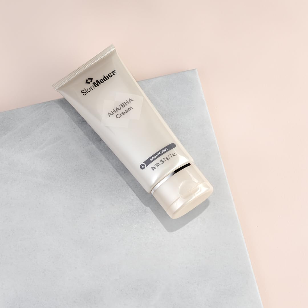SkinMedica AHA/BHA Cream - Age-Defying Skincare Face Cream for Women That Exfoliates and Improves the Appearance of Skin Tone and Texture for Brighter Skin, 2 Oz