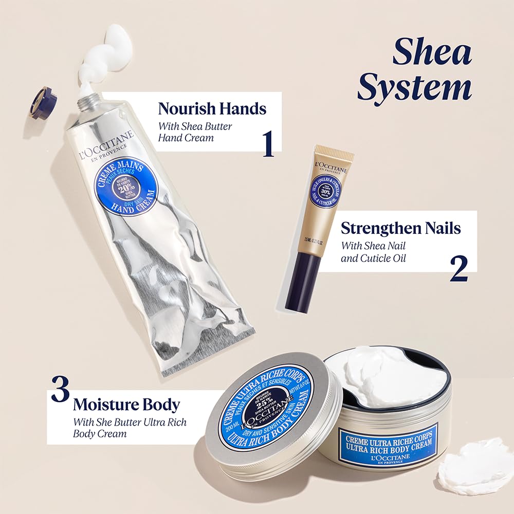 L'OCCITANE Fast-Absorbing 20% Shea Butter Hand Cream 5.20 fl oz