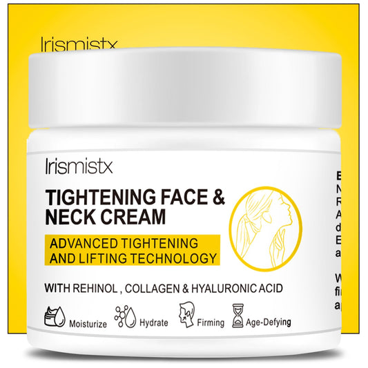 Irismistx Neck Cream, Neck Tightening Cream, Skin Firming & Anti Wrinkle Face Cream, Skin Tightening Cream for Face, Neck, Chest & Décolleté.