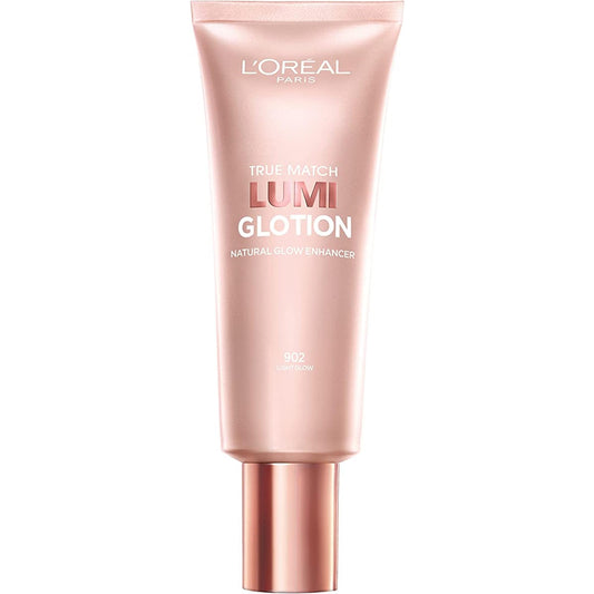 L'Oreal Paris Makeup True Match Lumi Glotion, Natural Glow Enhancer, Illuminator Highlighter, Bronzing Drops For a Sun-Kissed Glow, 902 Light