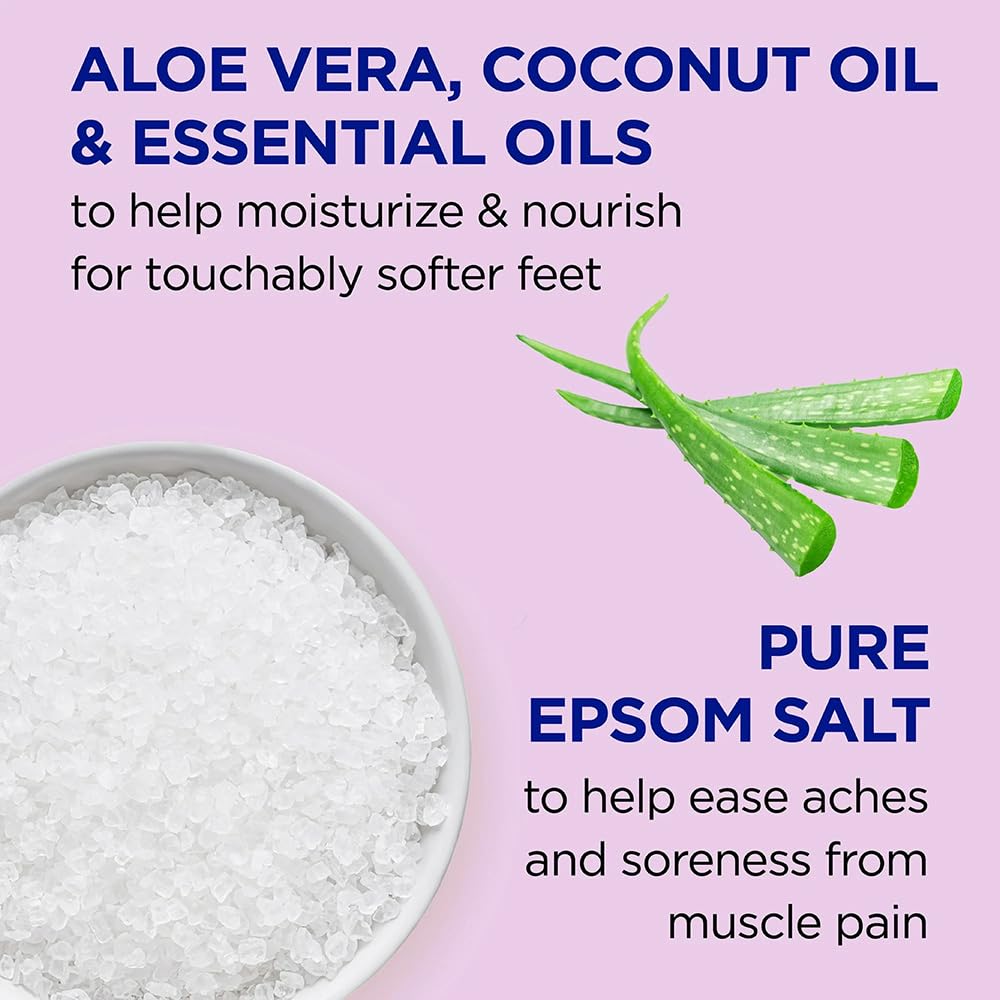 Dr. Teal's Gentle Exfoliant Foot Scrub With Epsom Salt 6 Ounce