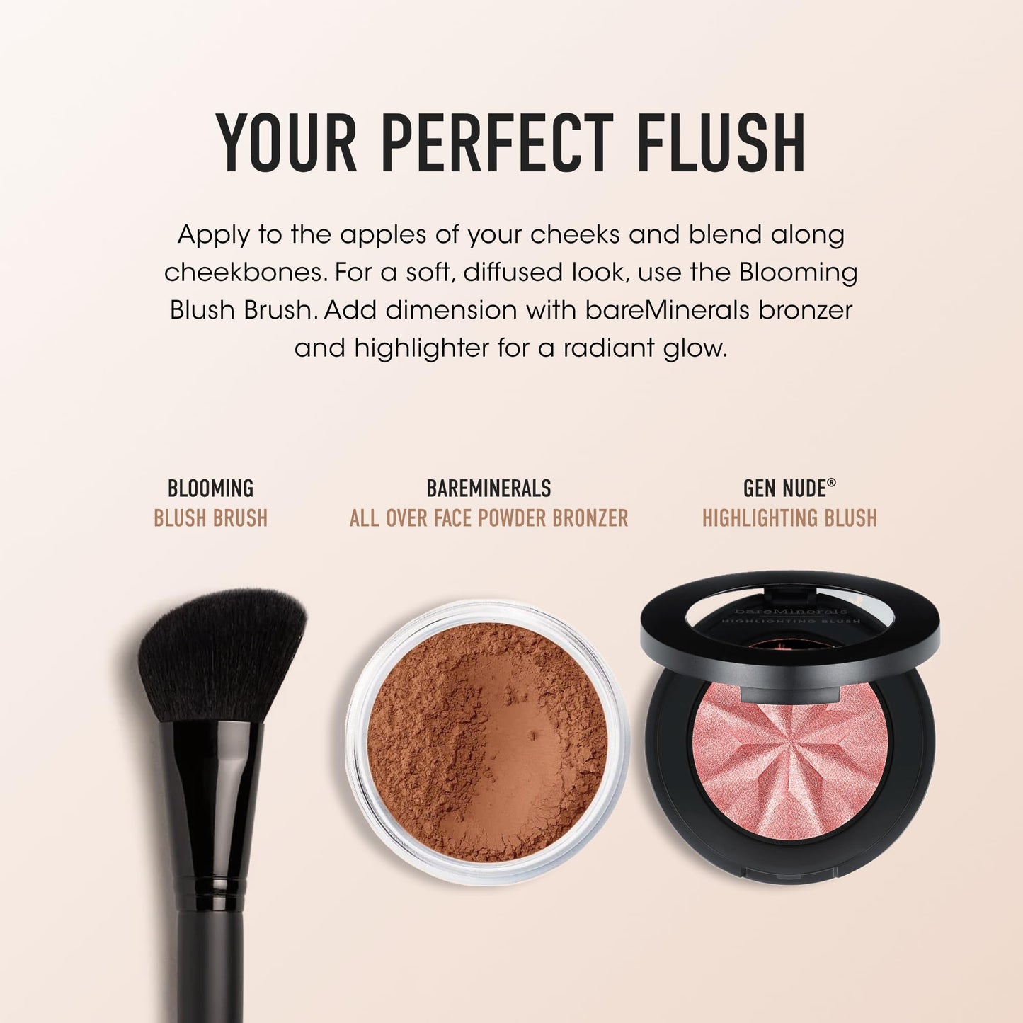 bareMinerals Loose Mineral Powder Blush, Vintage Peach