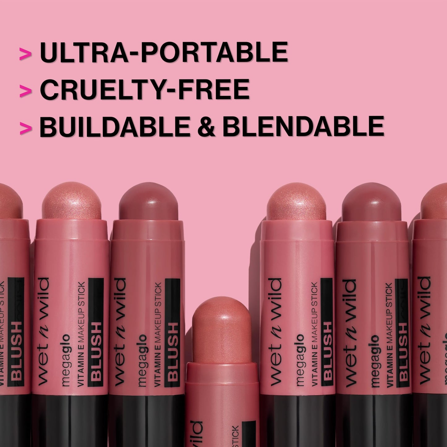 wet n wild MegaGlo Makeup Stick, Buildable Color, Versatile Use, Cruelty-Free & Vegan - Floral Majority