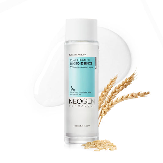 Neogen DERMALOGY Real Ferment Micro Essence 150ml - Korean Skin Care Toner & Essence Enriched with 93% Ferments for Instantly Hydrated, Healthy Looking Skin 5.07 Fl Oz
