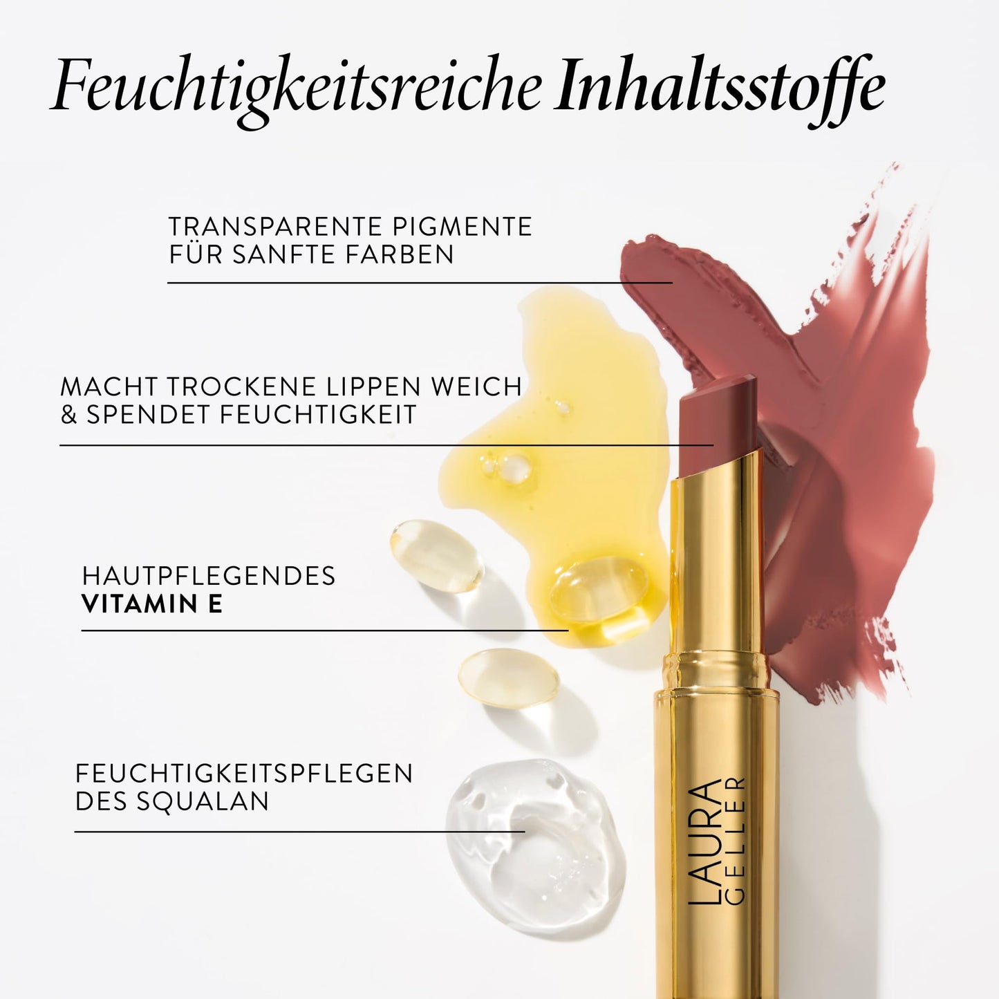LAURA GELLER NEW YORK Jelly Balm Moisturizing Tinted Lip Color - Very Black Cherry - Hydrating Vitamin E - Semi-Shine Finish