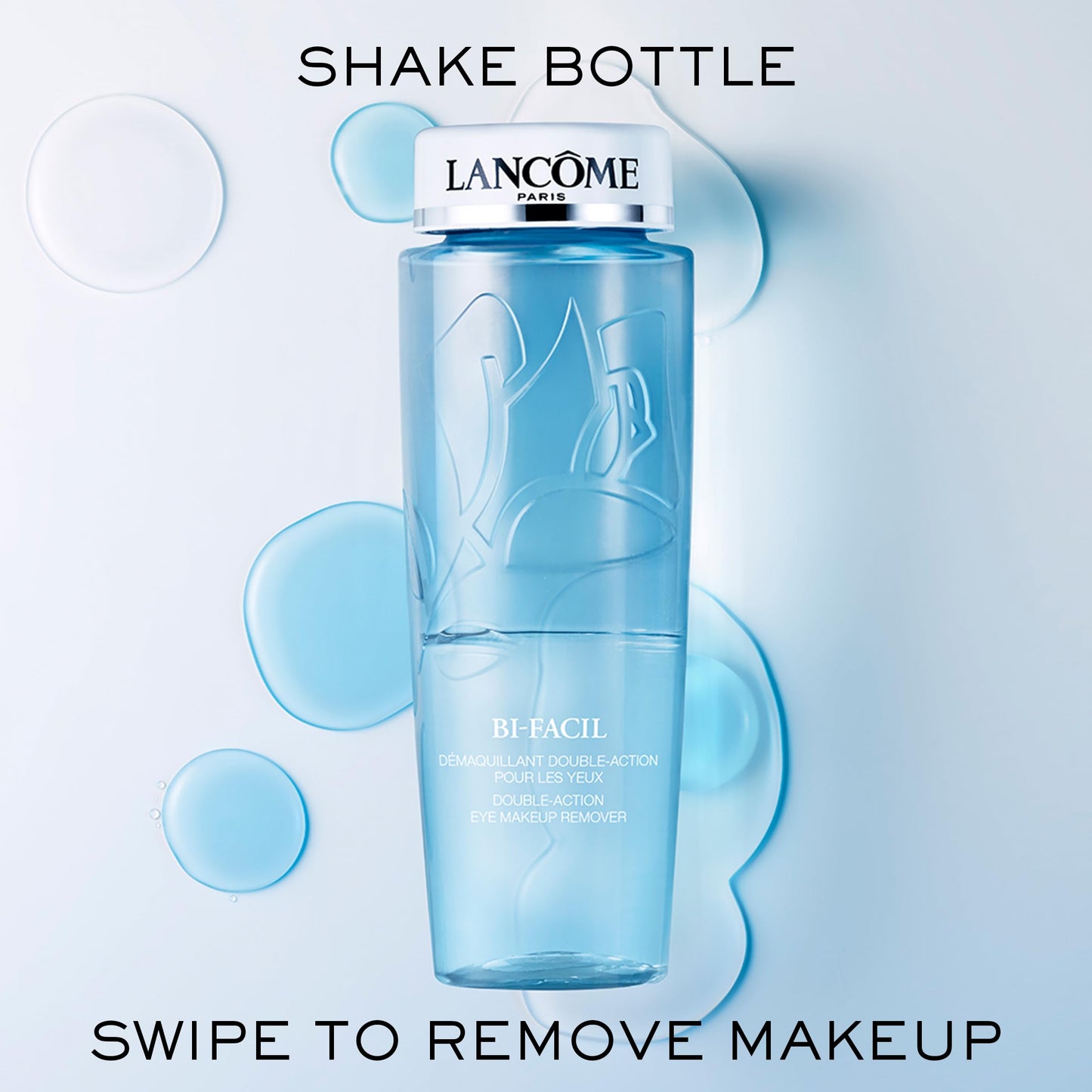 Lancôme Bi-Facil Double Action Eye Makeup Remover | Waterproof Makeup Remover for All Skin Types & Sensitive Eyes | Gentle, Non-Greasy Formula with Bi-Phase Technology | 4.2 Fl Oz