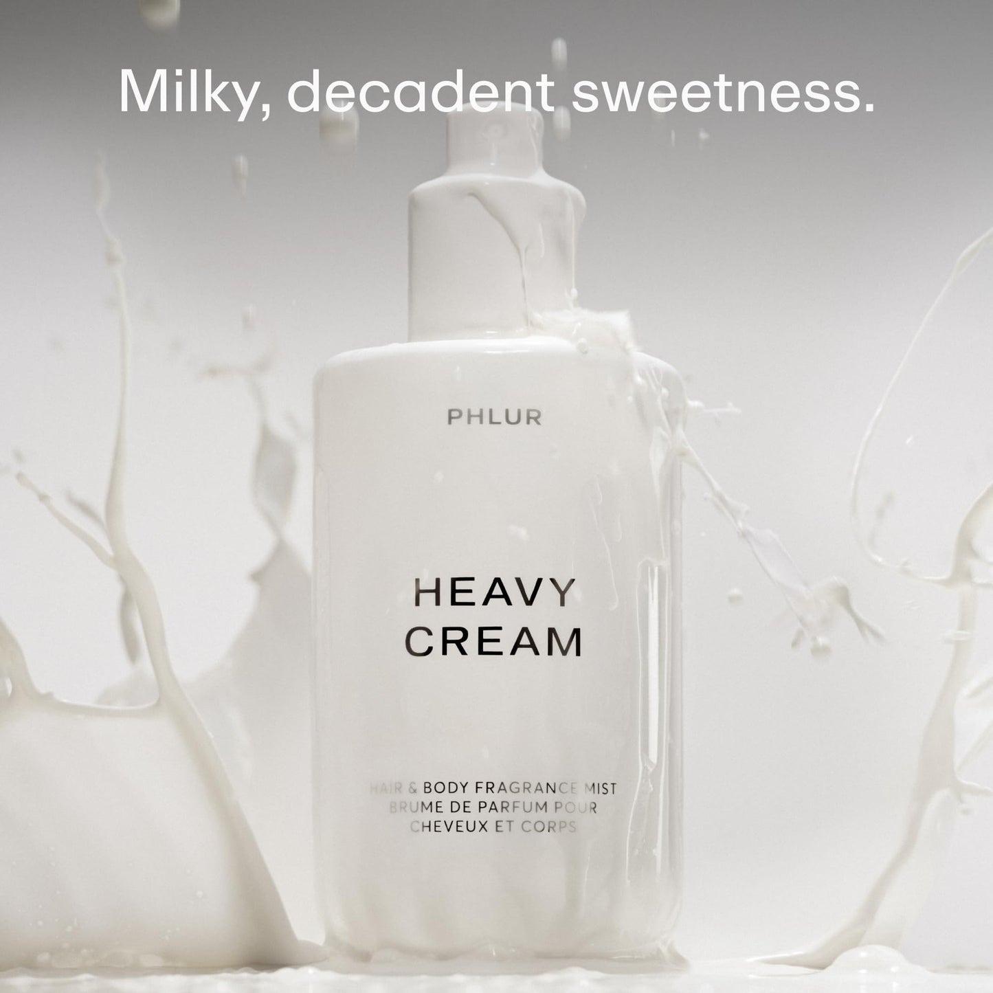 PHLUR Heavy Cream Body Mist – Hair and Body Mist & Body Spray Marshmallow, Whipped Cream, Jasmine, Coconut & Vanilla Body Spray (8 FL Oz)