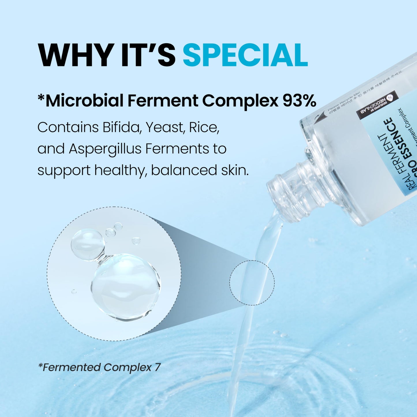 Neogen DERMALOGY Real Ferment Micro Essence 150ml - Korean Skin Care Toner & Essence Enriched with 93% Ferments for Instantly Hydrated, Healthy Looking Skin 5.07 Fl Oz
