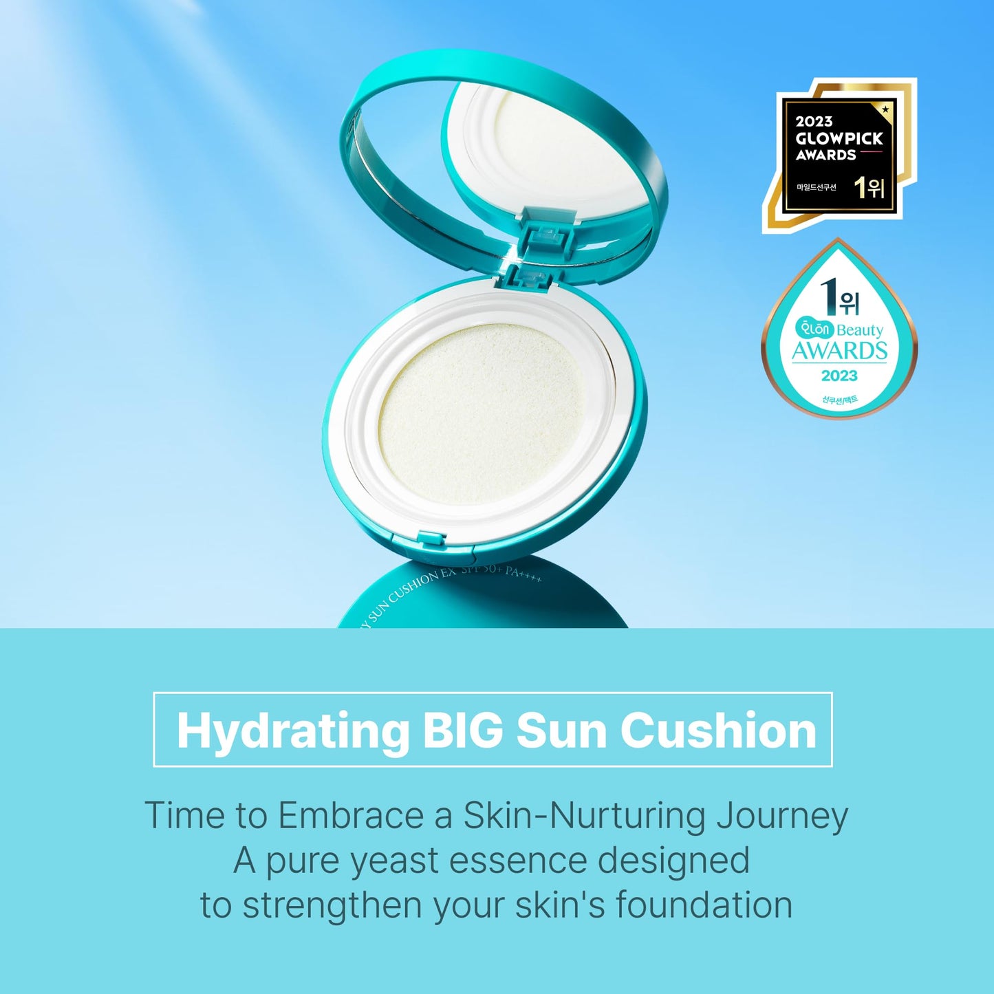 SCINIC Enjoy All Round Airy Sun Cushion EX SPF50+PA++++, 0.88 Fl Oz (Pack of 1)