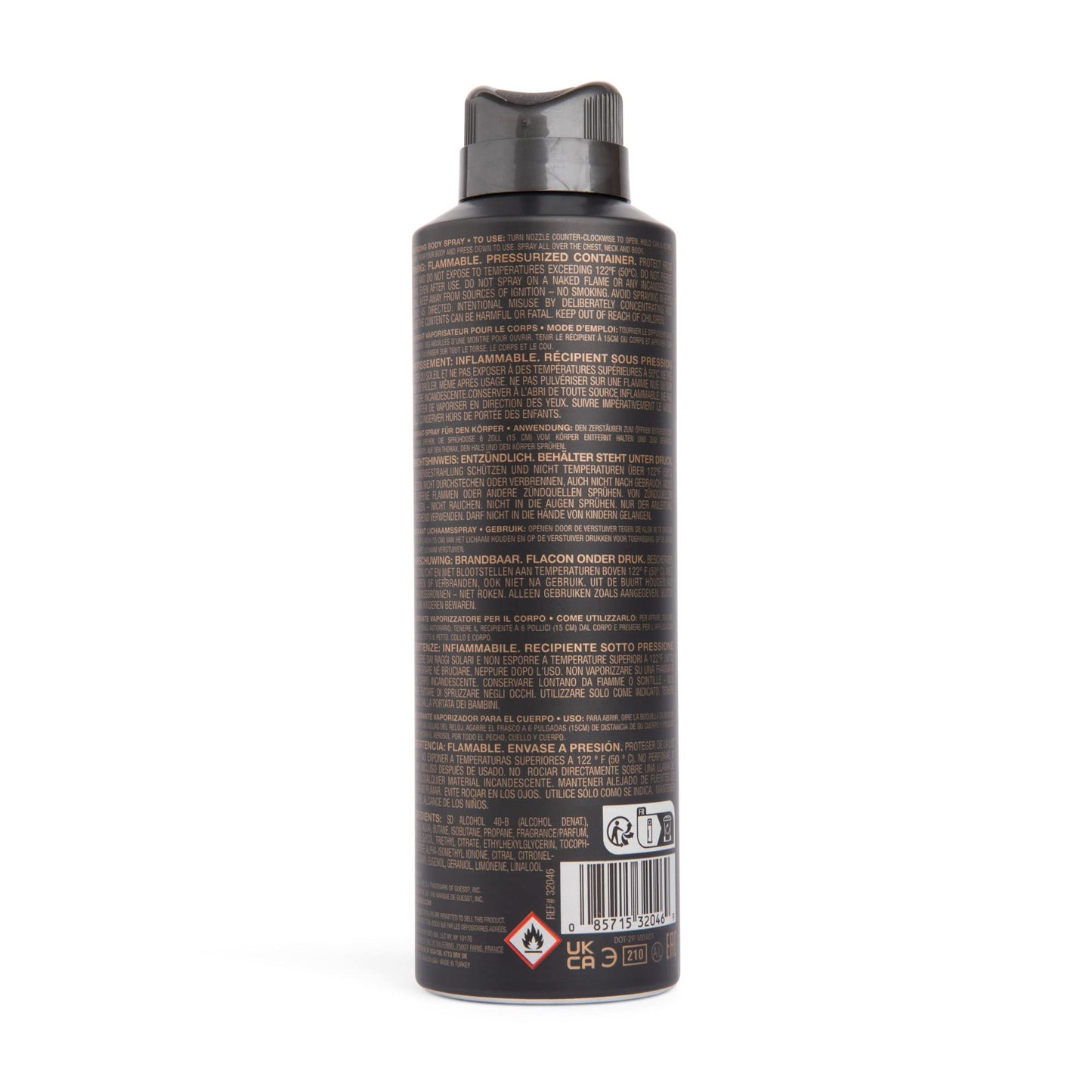 Guess Seductive Homme Noir Men Body Spray 6 oz