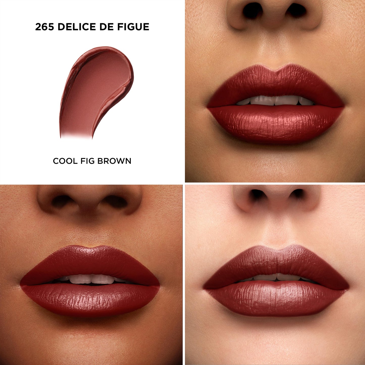 Lancôme L'Absolu Rouge Hydrating Cream Lipstick - Smudge-Resistant & Luminous Finish - Up To 18HR Comfort - 265 Delice De Figue