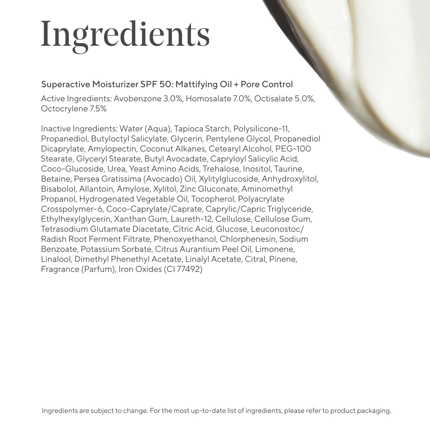 Murad Superactive Mattifying Oil and Pore Control Moisturizer SPF 50 - Shine Free Hydrating Facial Sunscreen Supercharged with Salicylic Acid To Smooth Texture and Minimize Look of Pores - 1.7Fl Oz