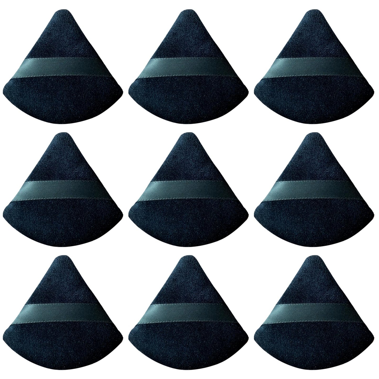 9 pcs Powder Puff Face Makeup Sponge:Powder Puff Face Triangle for Loose Powder Cosmetic Foundation Beauty Blender makeup puff