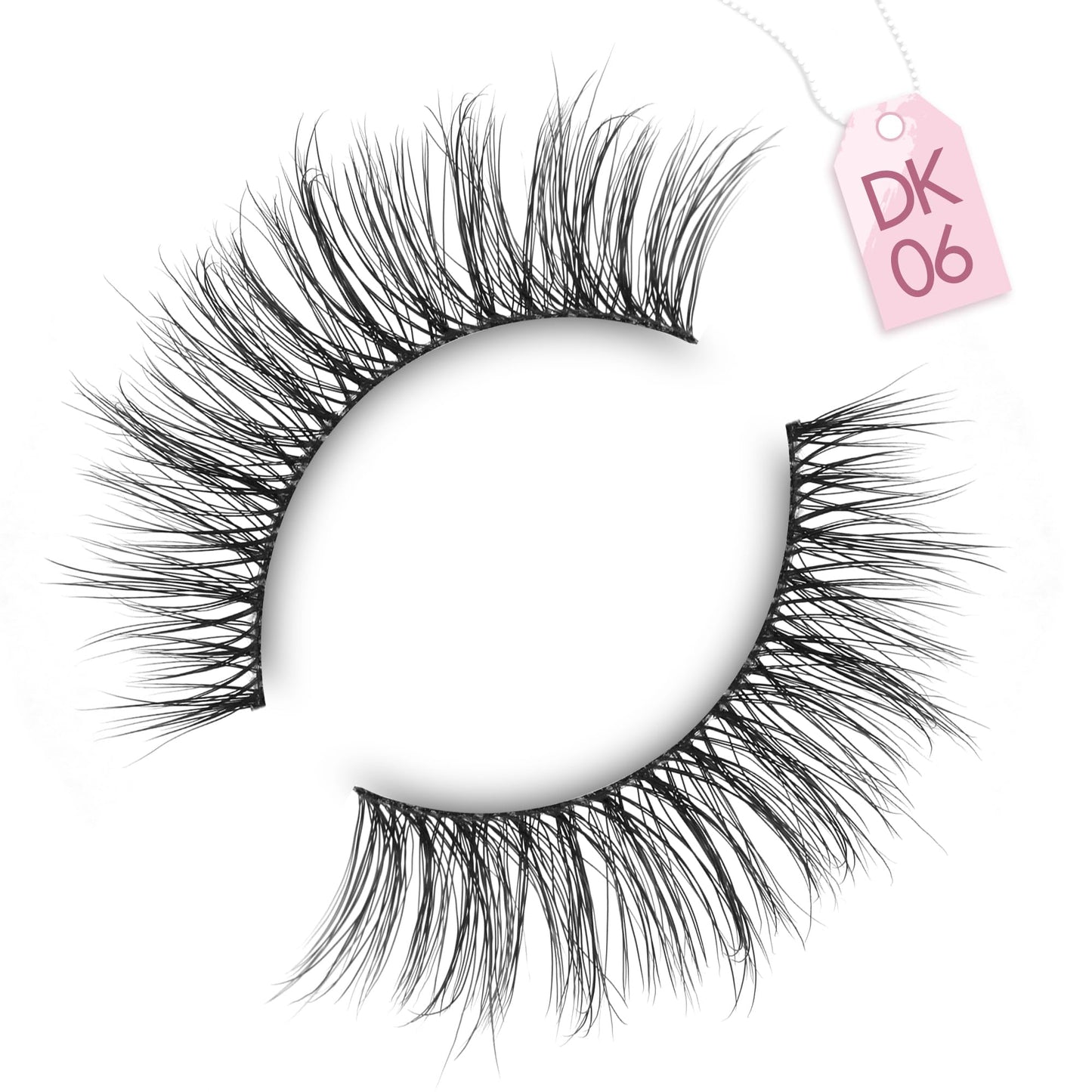 Onlyall Natural Lashes Wispy Lashes Natural Look False Eyelashes Natural Flared Eyelashes False Eye Lashes Soft Fluffy Lashes 7 Pairs D-K06, Black