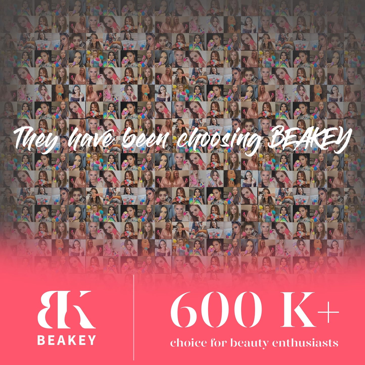 BEAKEY Makeup Sponge Set 5 Pack Micro Porous Low Absorption Soft Latex Free Foundation Beauty Sponges & Blenders for Powder Cream
