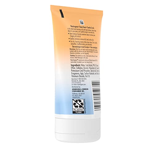 Neutrogena Deep Clean Gentle Daily Facial Scrub, Oil-Free Cleanser 4.2 fl. Oz