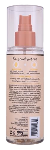Tree Hut Fragrance Mist - Vanilla - 6 fl oz - Hydrating, Alcohol-Free Formula - Warm, Creamy Scent with Vanilla, Sandalwood, and Coconut Cream Notes