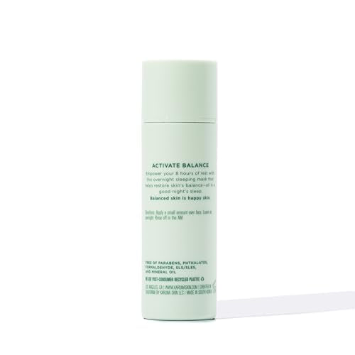 Karuna - Sleeping Mask, Overnight Facial Mask Cream, Renewing Face Mask Skin Care Essential, Cooling Face Masks with Niacinamide & Prickly Pear, 50 ml