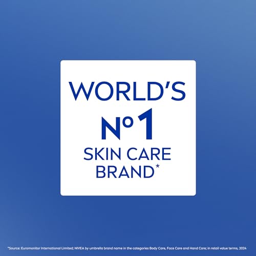 NIVEA Essentially Enriched Body Lotion for Very Dry Skin with Hyaluronic Acid, Almond Oil and Deep Nourishing Serum, 72-Hour Body Moisturizer, 16.9 Fl Oz Pump Bottle, Pack of 2