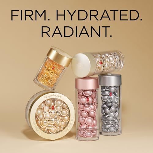 Elizabeth Arden Advanced Ceramide Face Serum Capsules, Anti-Aging Skincare, Fragrance-Free Hydrating Formula for Radiant, Firm Skin, Nourishing and Strengthening, 30 Count