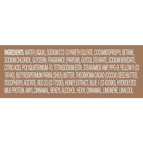 Suave Moisturizing Body Wash, Cocoa Butter and Shea with Vitamin E Extract, No Parabens, No Phtahaltes, 18 Oz Pack of 6
