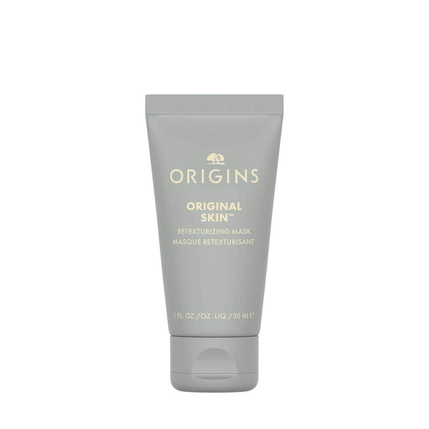 Origins Original Skin Retexturizing Mask | Visibly Minimizes Pores & Refines Skin Texture | With Clay & Jojoba Beads | Travel Size, 1 Fl Oz