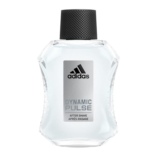 Adidas Dynamic Pulse Aftershave 3.3 fl oz (Pack of 1), Notes of Mint, Apple, and Wood, Men's Fragrance, Long Lasting, Sporty Fragrance, Travel Size