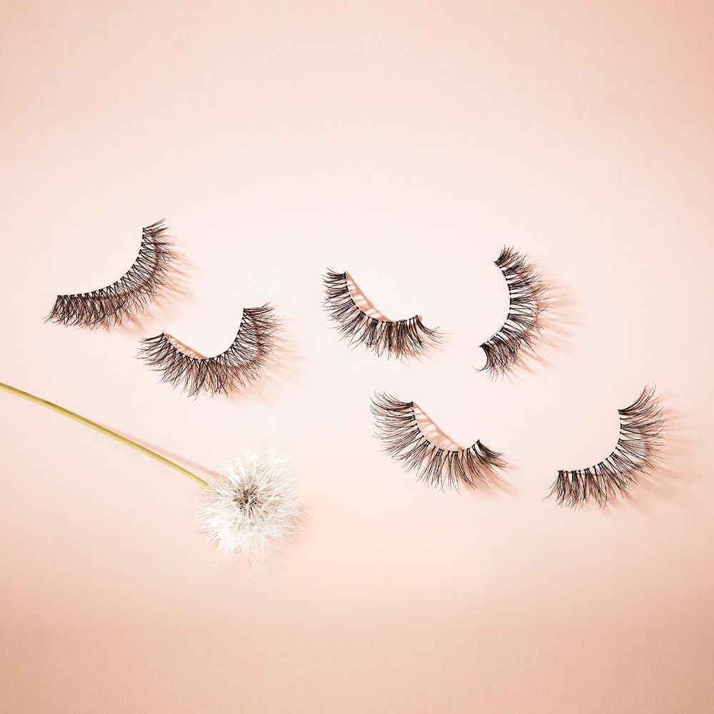 Ardell Naked Strip Lashes 421 – Natural-Looking, Long-Lasting False Eyelashes with Invisiband for Seamless Blend, 4 Pairs, 1-Pack