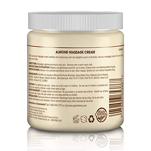 Queen Helene Professional Massage Cream, Almond, 15 Oz (Packaging May Vary)