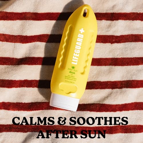 LIFEGUARD After Sun Aloe Gel - Cooling and Soothing Aloe Gel for After Sun Care and Sunburn Relief, Instant Hydration and Moisturizer, Lightweight Texture - 8 fl. oz.