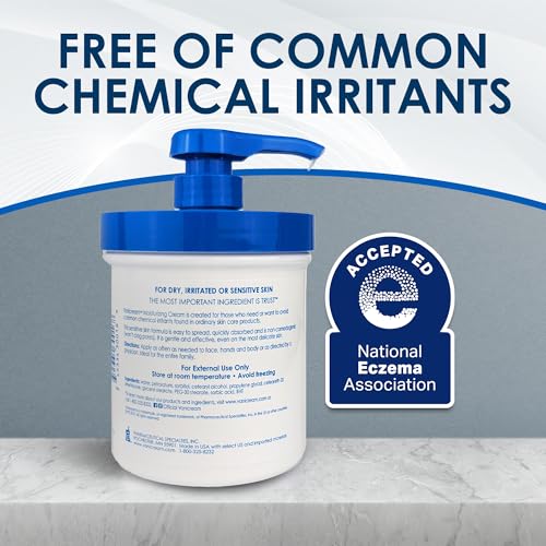 Vanicream Moisturizing Skin Cream with Pump Dispenser - 16 fl oz (1 lb) - Moisturizer Formulated Without Common Irritants for Those with Sensitive Skin