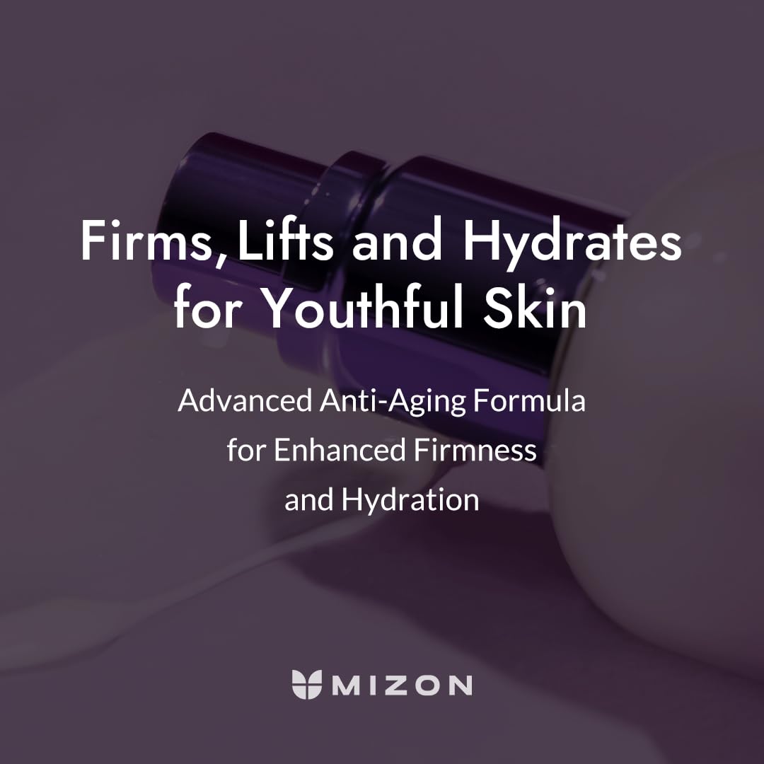 MIZON Collagen Power Lifting Emulsion Marine Collagen with Adenosine and Peptides for High Elasticity Fine Lines Treatment Deep Hydration Face Moisturizer (120 ml 4.06 fl oz)