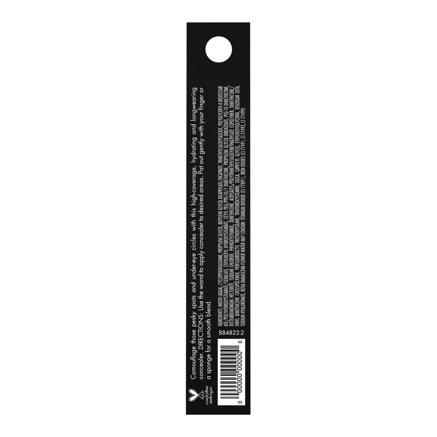 e.l.f. Hydrating Camo Concealer, Covers Blemishes & Under-Eye Circles, Full-Coverage & Delivers A Satin Finish, Vegan & Cruelty-Free, Light Sand