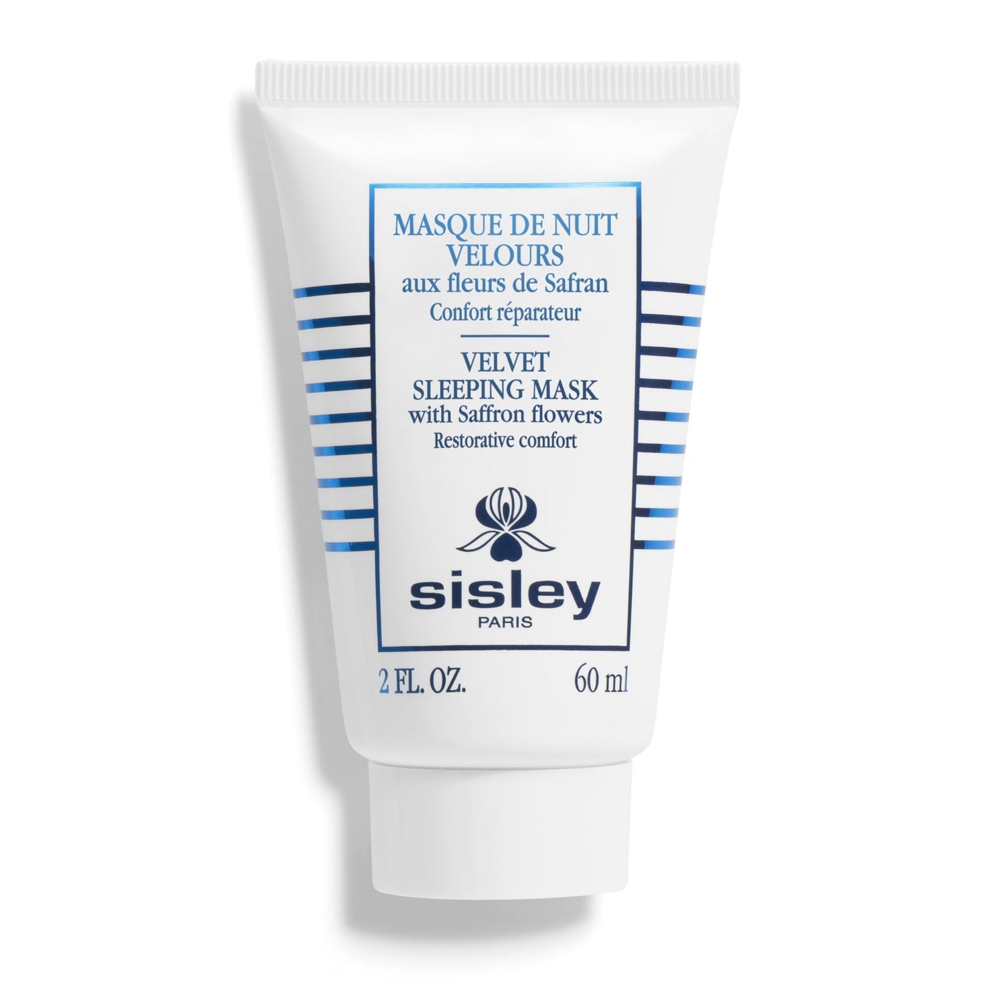 Sisley Paris Velvet Sleeping Mask with Saffron Flowers - 60 mL - Soothing, Restorative Overnight Skin Care Face Mask for Soft, Radiant Skin - For Dry Skin