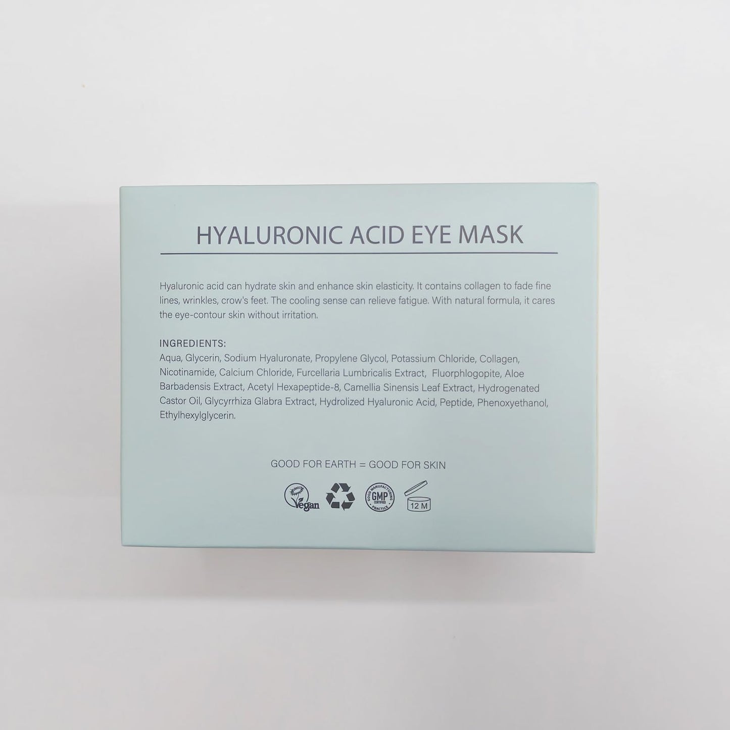 PEAUAMIE Under Eye Patchs Hyaluronic Acid Eye Mask for Dark Circles and Puffiness Wrinkle Eye Bags 30 Pairs