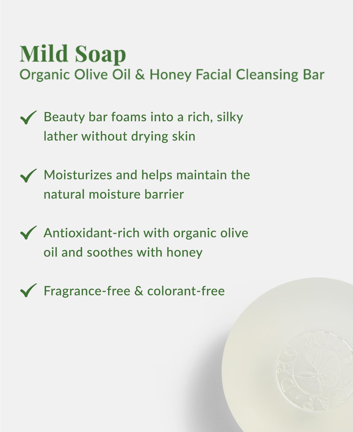 DHC Mild Soap Trio, Facial Cleansing Bar, Hydrating Creamy Foam Lather, Moisturizing, Non-drying, Ideal for all skin types, 3.1 oz. Net wt.