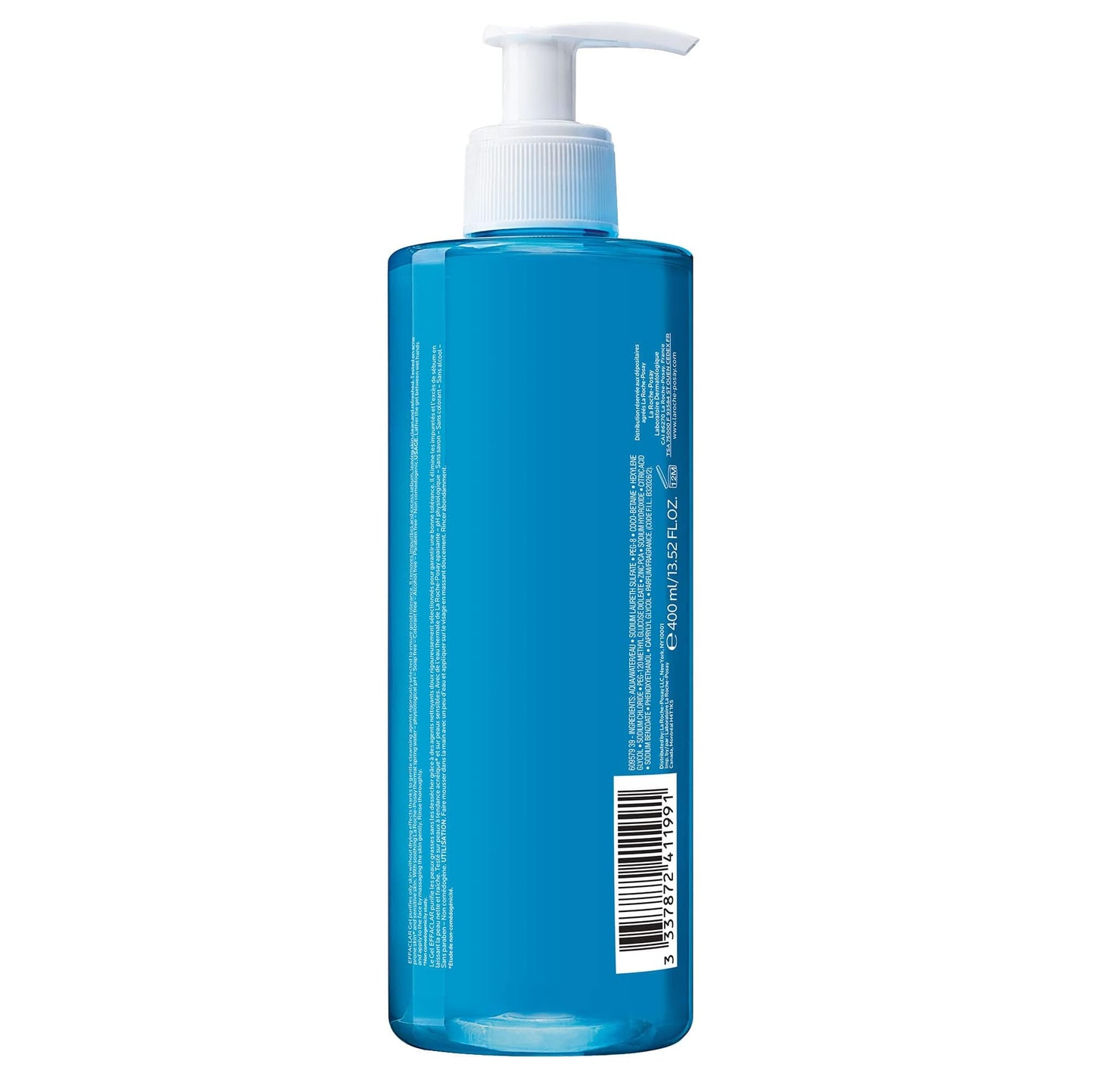 La Roche-Posay Effaclar Purifying Foaming Gel Cleanser for Oily Skin, With Zinc Pidolate To Remove Excess Oil & Shine, Alcohol Free & Oil Free, Sensitive Skin Tested