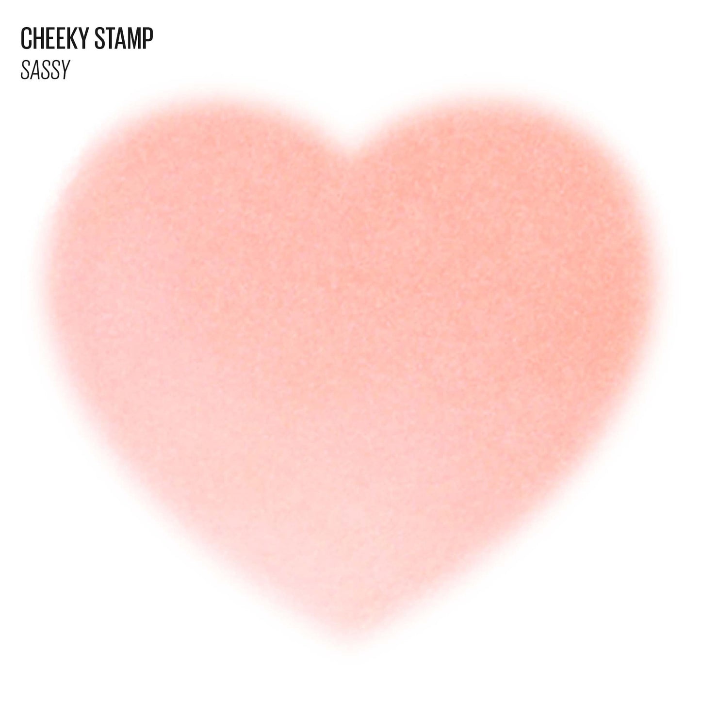 KAJA Blusher - Cheeky Stamp 05 Sassy | Kbeauty, Cute Makeup, Buildable & Blendable Shade with Heart-shaped Applicator, Sunkissed Finish, Travel size, Hygienic, Portable, Korean Makeup, 0.17 Oz