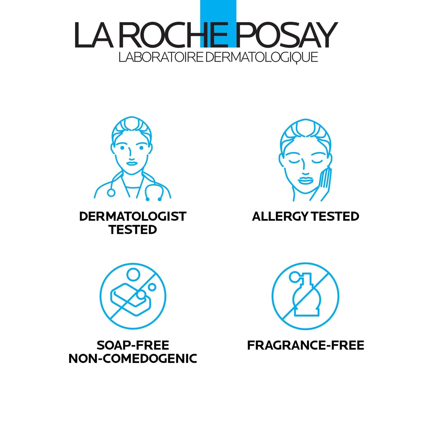 La Roche-Posay Effaclar Purifying Foaming Gel Cleanser for Oily Skin, With Zinc Pidolate To Remove Excess Oil & Shine, Alcohol Free & Oil Free, Sensitive Skin Tested