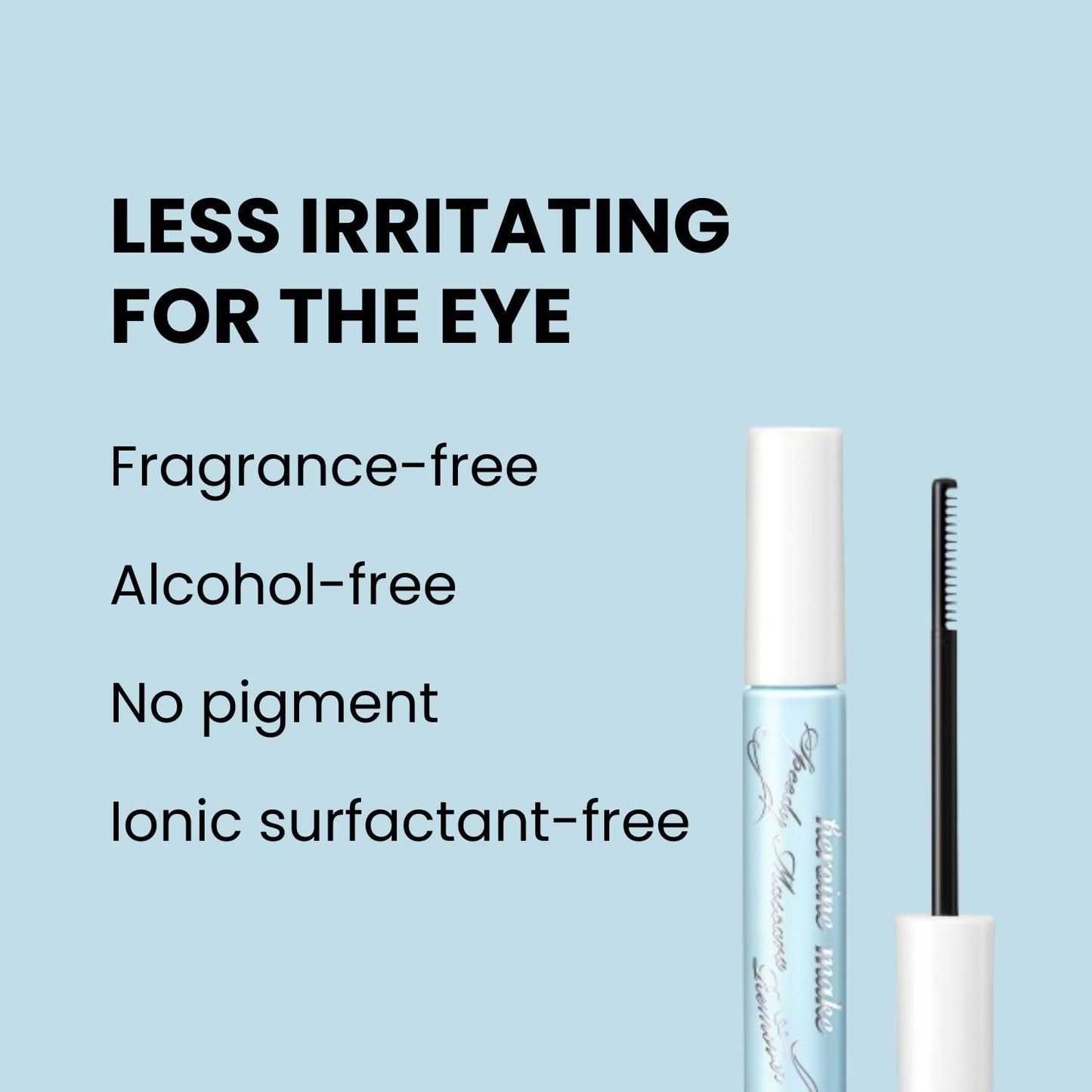 Heroine Make by KissMe Speedy Mascara Remover, Gentle Eye Makeup Remover for Waterproof Mascara, Fast-Acting & Non-Irritating Cleanser, Removes Stubborn Eye Makeup, 0.22 fl Oz