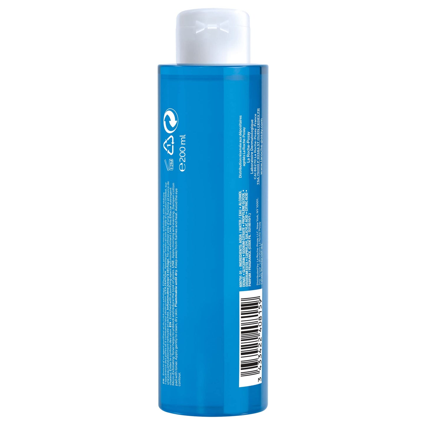 La Roche-Posay Effaclar Astringent Face Toner for Oily Skin, with Exfoliating LHAs to Minimize Appearance of Pores and Smooth Skin Texture