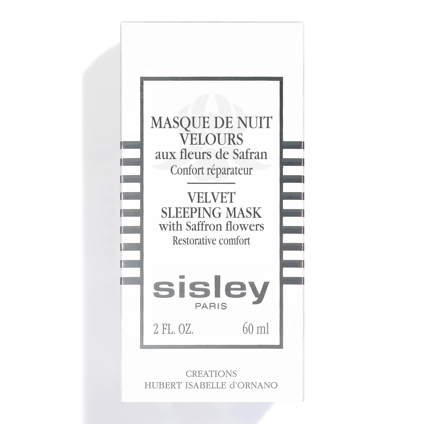 Sisley Paris Velvet Sleeping Mask with Saffron Flowers - 60 mL - Soothing, Restorative Overnight Skin Care Face Mask for Soft, Radiant Skin - For Dry Skin