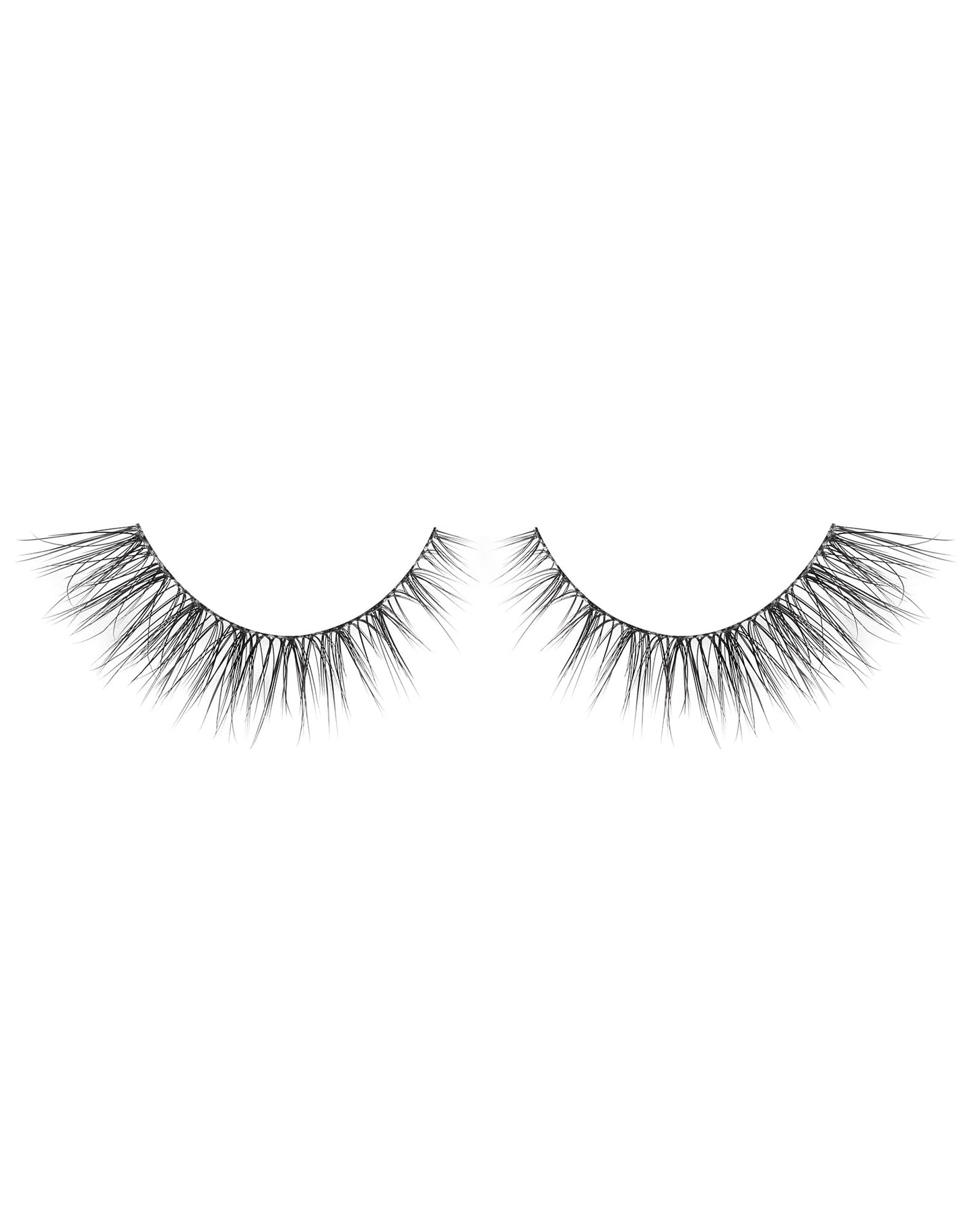 Jiocolor Lashes Natural Look Wispy False Eyelashes D Curl Faux Mink Lashes Fluffy Cotton Band Eyelashes Cat Eye Fake Eyelashes Pack 13MM