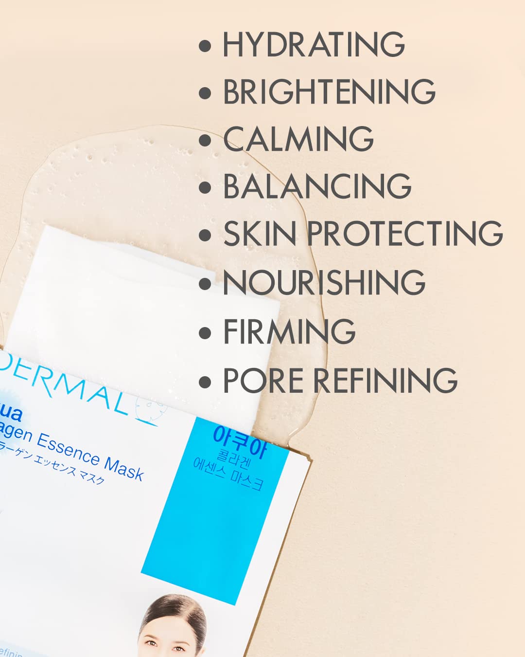 DERMAL Made in Korea Facial Mask – 20+ Years of Trusted K-Beauty, Premium Quality vs. Generic Chinese Masks, Best Value Sheet Mask for Daily Skincare – 24 Combo Pack