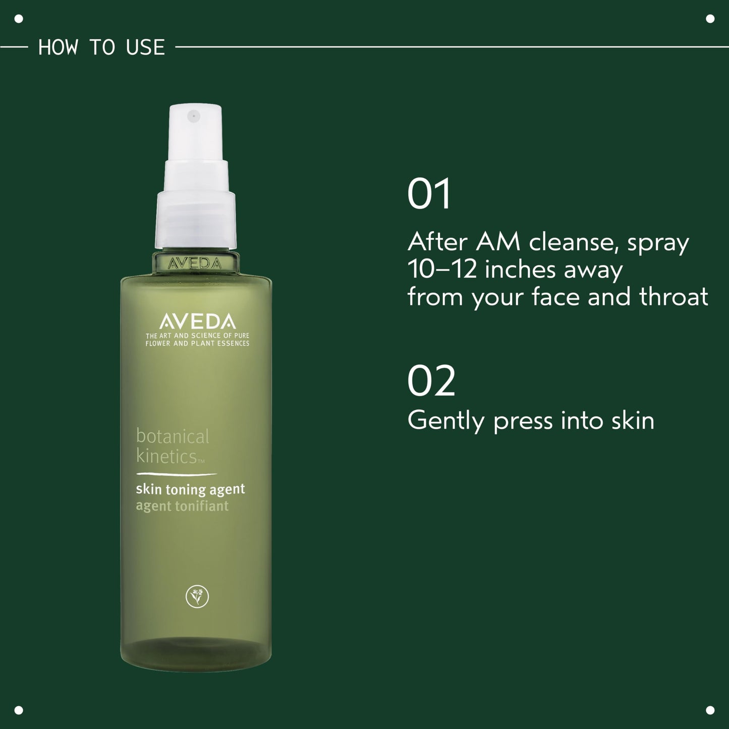 Aveda Botanical Kinetics Skin Toning Agent | Hydrating Toner for Normal to Dry Skin | with Rosewater, 5.0 Fl Oz